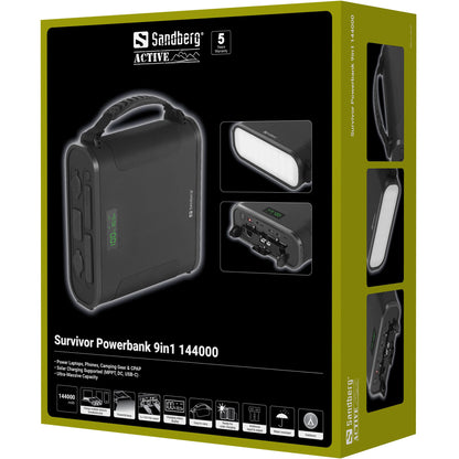 Sandberg Survivor Powerbank 9in1 144000