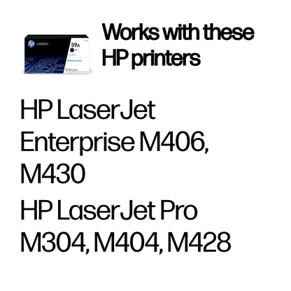 HP 59A Black Original LaserJet Toner Cartridge