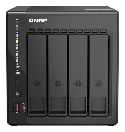 QNAP TS-453E NAS Tower Intel® Celeron® J6412 8 GB 0 TB QNAP QTS Black