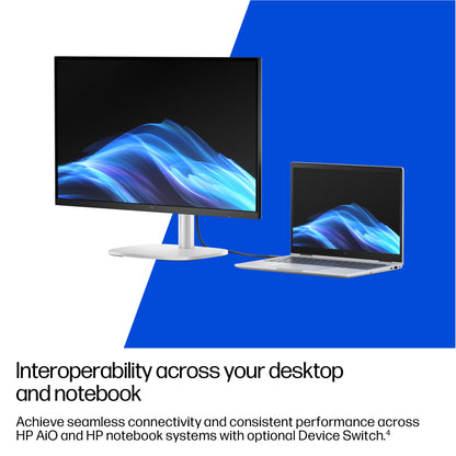 HP EliteStudio 8 All-in-One G1i 23.8 inch Desktop AI PC Intel Core Ultra 7 60.5 cm (23.8") 1920 x 1080 pixels 24 GB DDR5-SDRAM Windows 11 Pro Wi-Fi 7 (802.11be) Silver