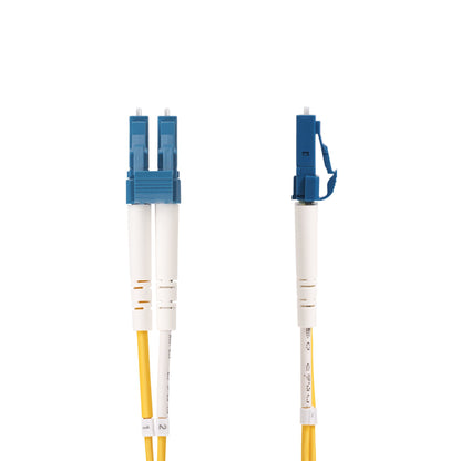 StarTech.com 10m (32.8ft) LC to SC (UPC) OS2 Single Mode Duplex Fiber Optic Cable, 9/125µm, 100G, Bend Insensitive, Low Insertion Loss - LSZH Fiber Jumper Cord