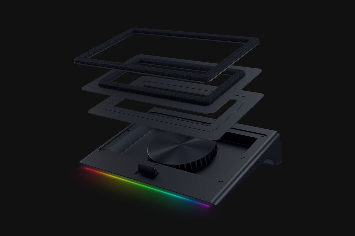 Razer RC21-02300100-R3GW laptop cooling pad 45.7 cm (18") Black