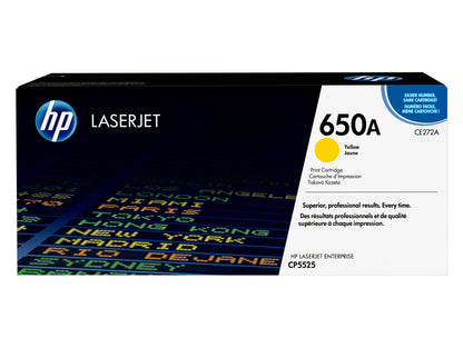HP 650A Yellow Original LaserJet Toner Cartridge