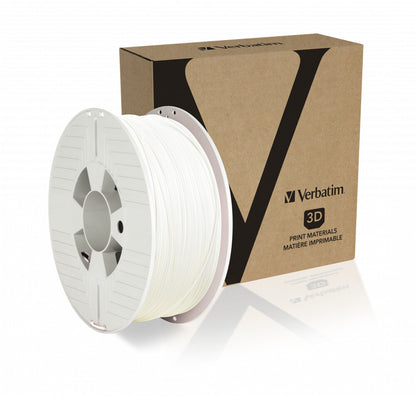 Verbatim 55050 3D printing material Polyethylene Terephthalate Glycol (PETG) White 1 kg