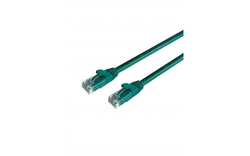 Mercodan UltraFlex Patchkabel KAT6 UTP, 5,0m, Grøn, LSZH Halogenfri, AWG26, kobber, FLUKE testet networking cable Green 5 m Cat6 U/UTP (UTP) Round