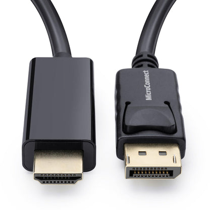 Microconnect MC-DP-HDMI-100 video cable adapter 1 m DisplayPort Black