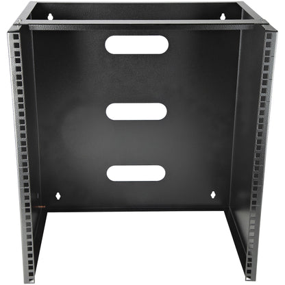 StarTech.com 12U Wall Mount Network Rack - 14 Inch Deep (Low Profile) - 19" Patch Panel Bracket for Shallow Server and IT Equipment, Network Switches - 125lbs/57kg Weight Capacity, Black