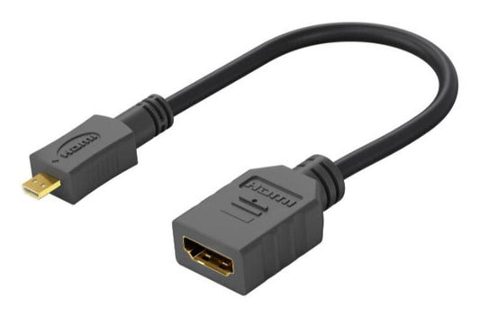 Microconnect HDM19F19MMC cable gender changer HDMI Type D (Micro) HDMI Black