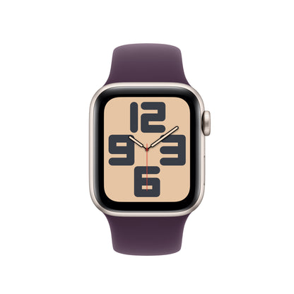 Apple MAX74ZM/A smart wearable accessory Band Plum colour, Plum Fluoroelastomer