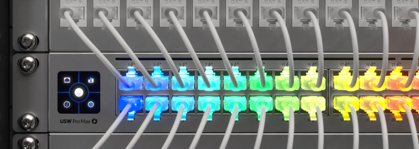 Ubiquiti UACC-Cable-Patch-EL-1M-W networking cable Translucent, White Cat6