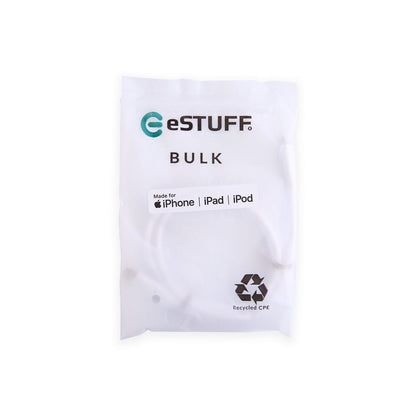 eSTUFF ES602170-BULK lightning cable 1 m White