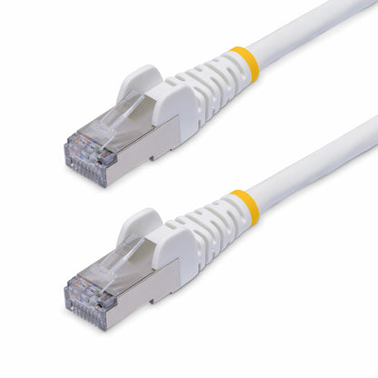 StarTech.com 3m White CAT8 Ethernet Cable, Snagless RJ45, 25G/40G, 2000MHz, 100W PoE++, S/FTP, 26AWG Pure Bare Copper Wire, LSZH, Shielded Network Patch Cord w/Strain Reliefs, Individually Tested
