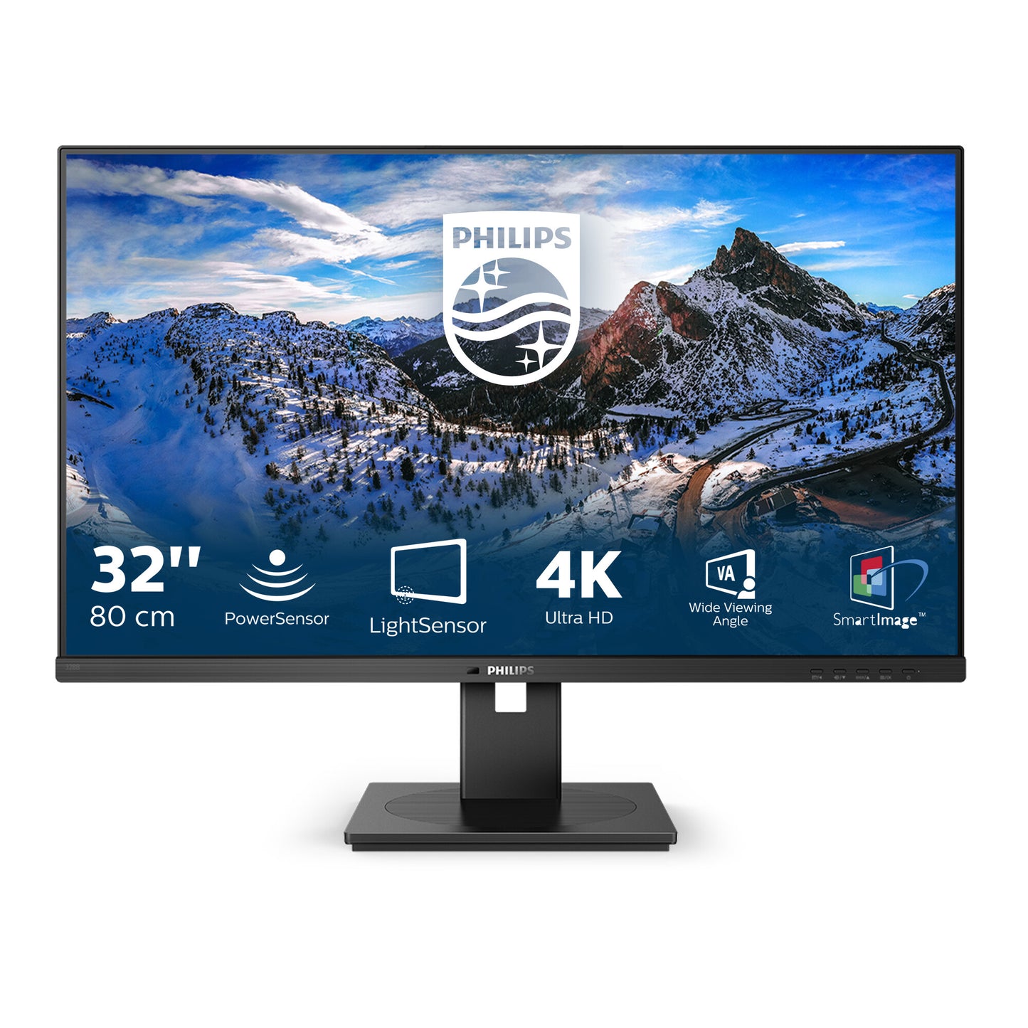 Philips B Line 328B1/00 LED display 80 cm (31.5") 3840 x 2160 pixels 4K Ultra HD Black