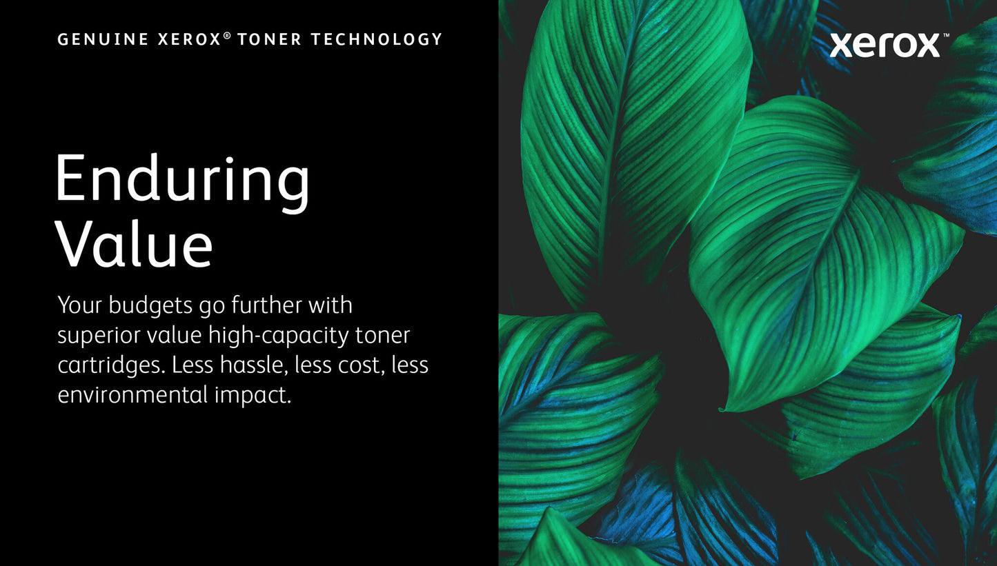 Xerox Genuine ® C230 Color Printer/C235 Color Multifunction Printer Cyan High capacity Toner Cartridge (2500 Pages) - 006R04392