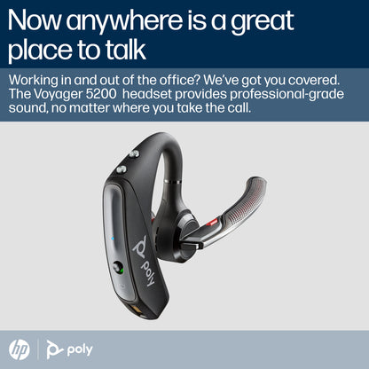 Poly Voyager 5200 USB-A Bluetooth Headset +BT700 dongle