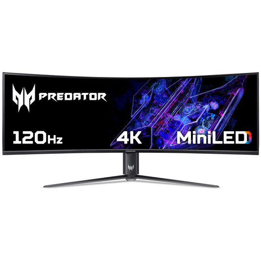 Acer 57” Predator Z57 DUHD (7860x2160) 120Hz MiniLED Freesync Curved Gaming Monitor