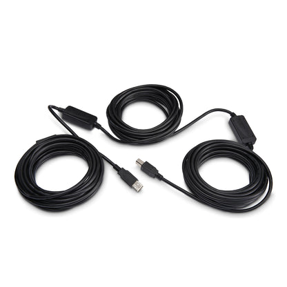 StarTech.com 50ft (15m) Active USB 2.0 A to B Cable, Long USB Printer Cable, 1x USB-A (M), 1x USB-B (M) - Black