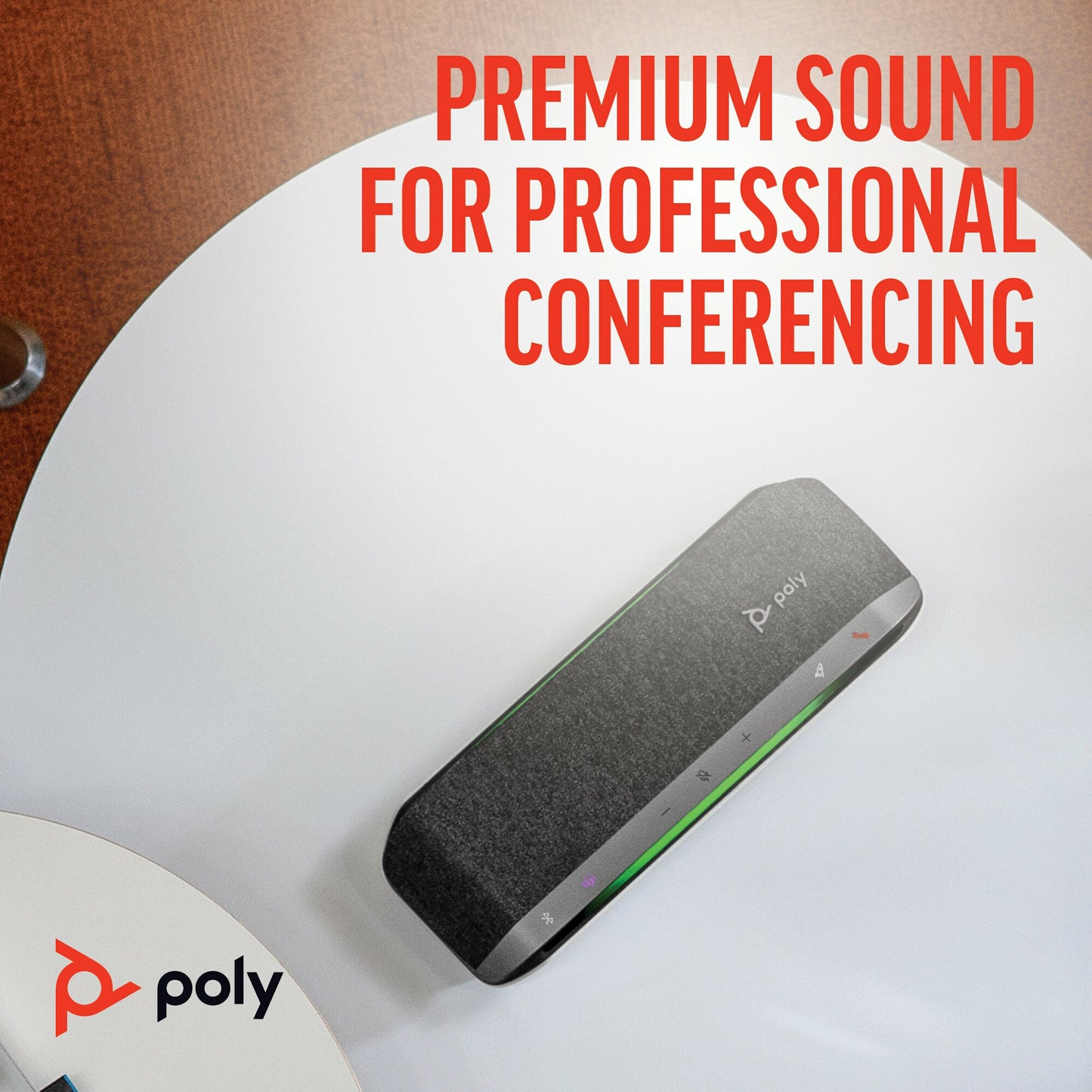 POLY Sync 40+ Microsoft Teams Certified USB-A USB-C Speakerphone +BT700 USB-A Adapter