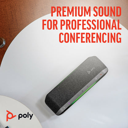 POLY Sync 40+ Microsoft Teams Certified USB-A USB-C Speakerphone +BT700 USB-A Adapter