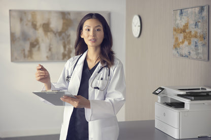 HP LaserJet Pro 4102fdn Multifunction Black and white Printer, Ethernet Only; Copier, Scanner