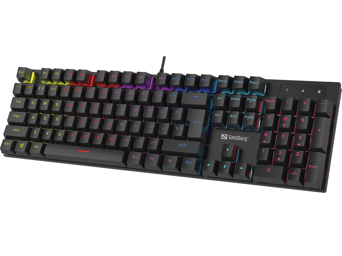 Sandberg Mechanical Gamer Keyboard NORDIC, USB, QWERTY