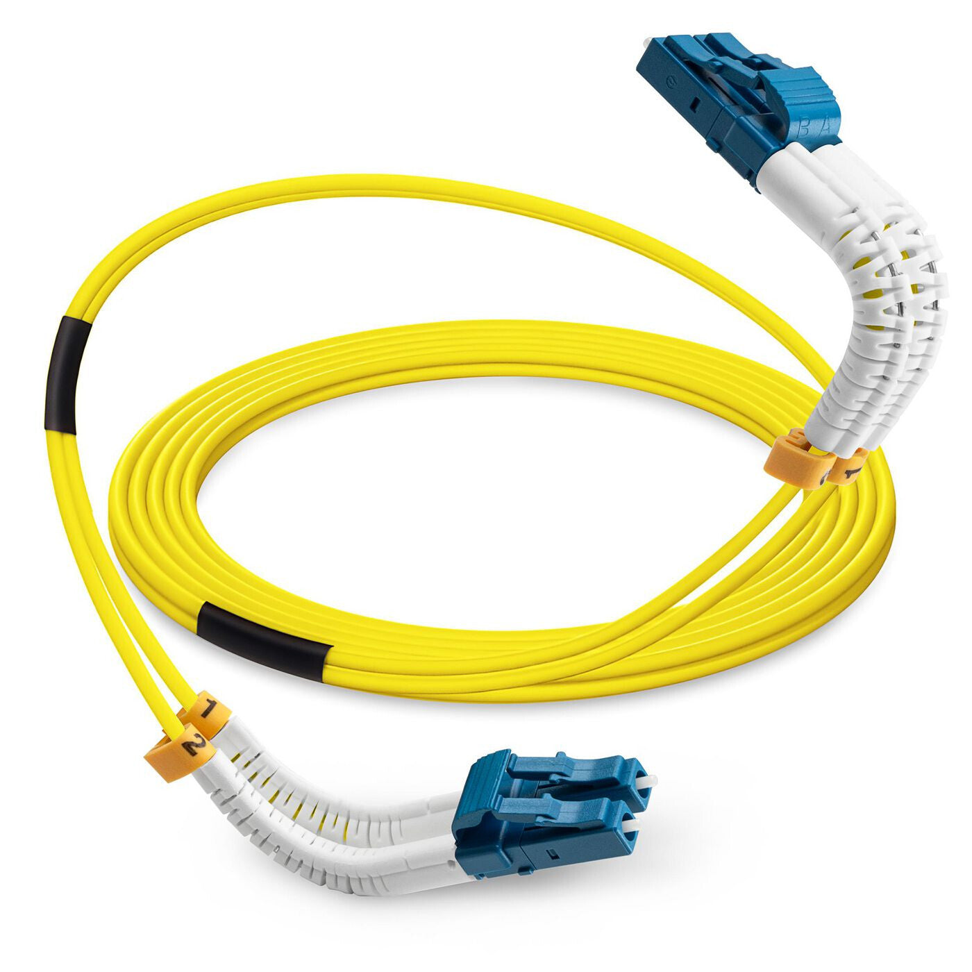 Lanview LVO231407-FLEX InfiniBand/fibre optic cable 2 m LC LC/LC Yellow