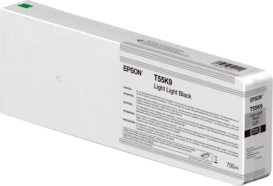 Epson Singlepack Light Light Black T55K900 UltraChrome HDX/HD 700ml