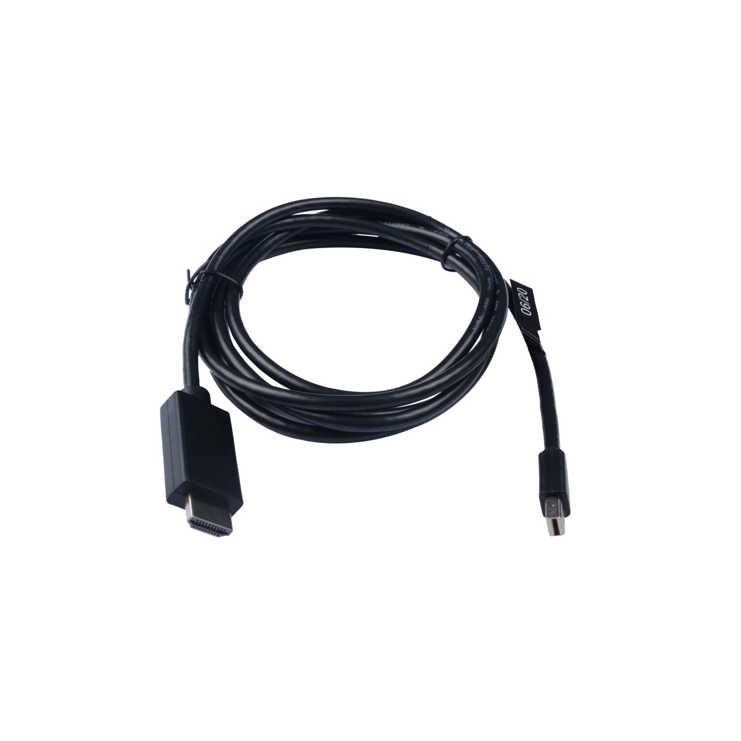 V7 Black Video Cable Mini DisplayPort Male to HDMI Male 2m 6.6ft