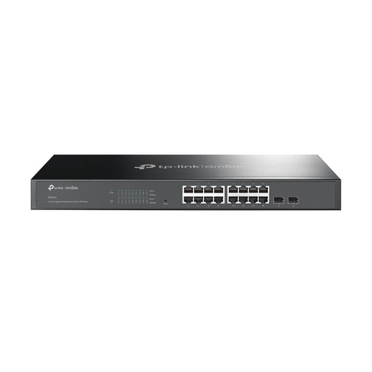 TP-Link Omada 16-Port Gigabit Smart Switch with 2 SFP Slots, Managed