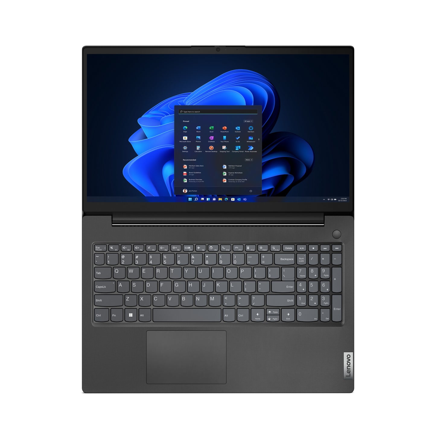 Lenovo V15 G4 AMN AMD Ryzen™ 5 7520U Laptop 39.6 cm (15.6") Full HD 16 GB LPDDR5-SDRAM 512 GB SSD Wi-Fi 6 (802.11ax) Windows 11 Pro Black UK English