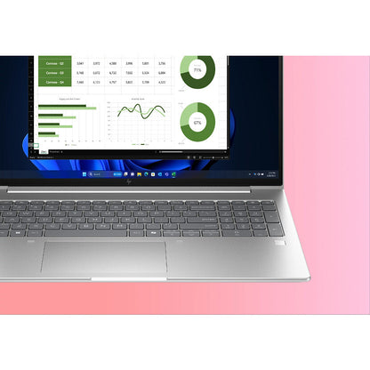 HP EliteBook 6 G1ah AMD Ryzen™ 5 220 Laptop 40.6 cm (16") WUXGA 16 GB DDR5-SDRAM 512 GB SSD Wi-Fi 6E (802.11ax) Windows 11 Pro AI PC Silver