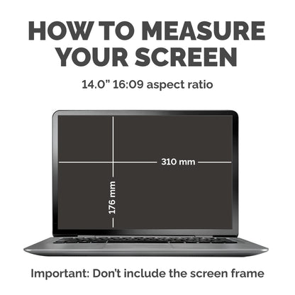 Fellowes PrivaScreen 35.6 cm (14") Laptop Frameless display privacy filter