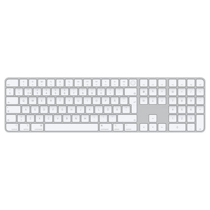 Apple Magic keyboard Universal USB + Bluetooth Swedish Aluminium, White