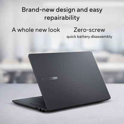 ASUS ExpertBook BM1 BM1403CD-582XA AMD Ryzen™ 5 150 Laptop 35.6 cm (14") Full HD 8 GB DDR5-SDRAM 256 GB SSD Wi-Fi 6 (802.11ax) Windows 11 Pro Education Grey QWERTY UK English