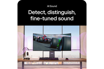 LG 45GX90SA-B computer monitor 114.3 cm (45") 3440 x 1440 pixels Wide Quad HD OLED Black