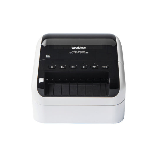 Brother QL-1110NWB label printer Direct thermal 300 x 300 DPI 110 mm/sec Wired & Wireless Ethernet LAN DK Wi-Fi Bluetooth