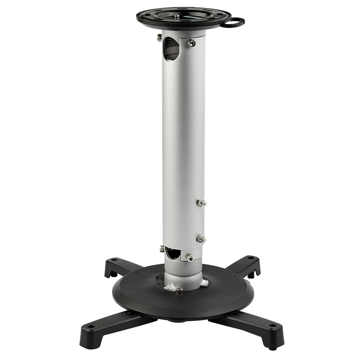 StarTech.com Universal Ceiling Projector Mount - Heavy Duty Height Adjustable/Extendable Pole Mount 5-22.7" from Ceiling - 33lb (15kg) - Tilt/Rotate - Hanging Projector Mount w/ Bracket - TAA