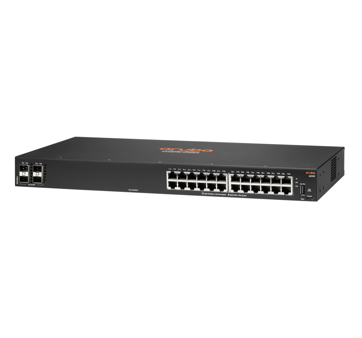 HPE Aruba Networking Aruba 6000 24G 4SFP Managed L3 Gigabit Ethernet (10/100/1000) 1U