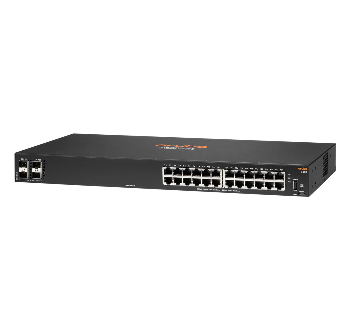 HPE Aruba Networking Aruba 6000 24G 4SFP Managed L3 Gigabit Ethernet (10/100/1000) 1U