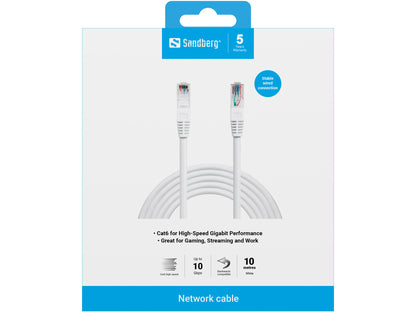 Sandberg Network Cable UTP Cat6 10 m
