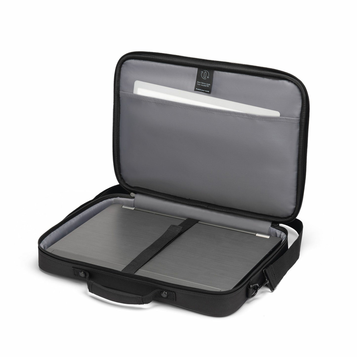 DICOTA D32087-RPET laptop case 35.8 cm (14.1") Sleeve case Black