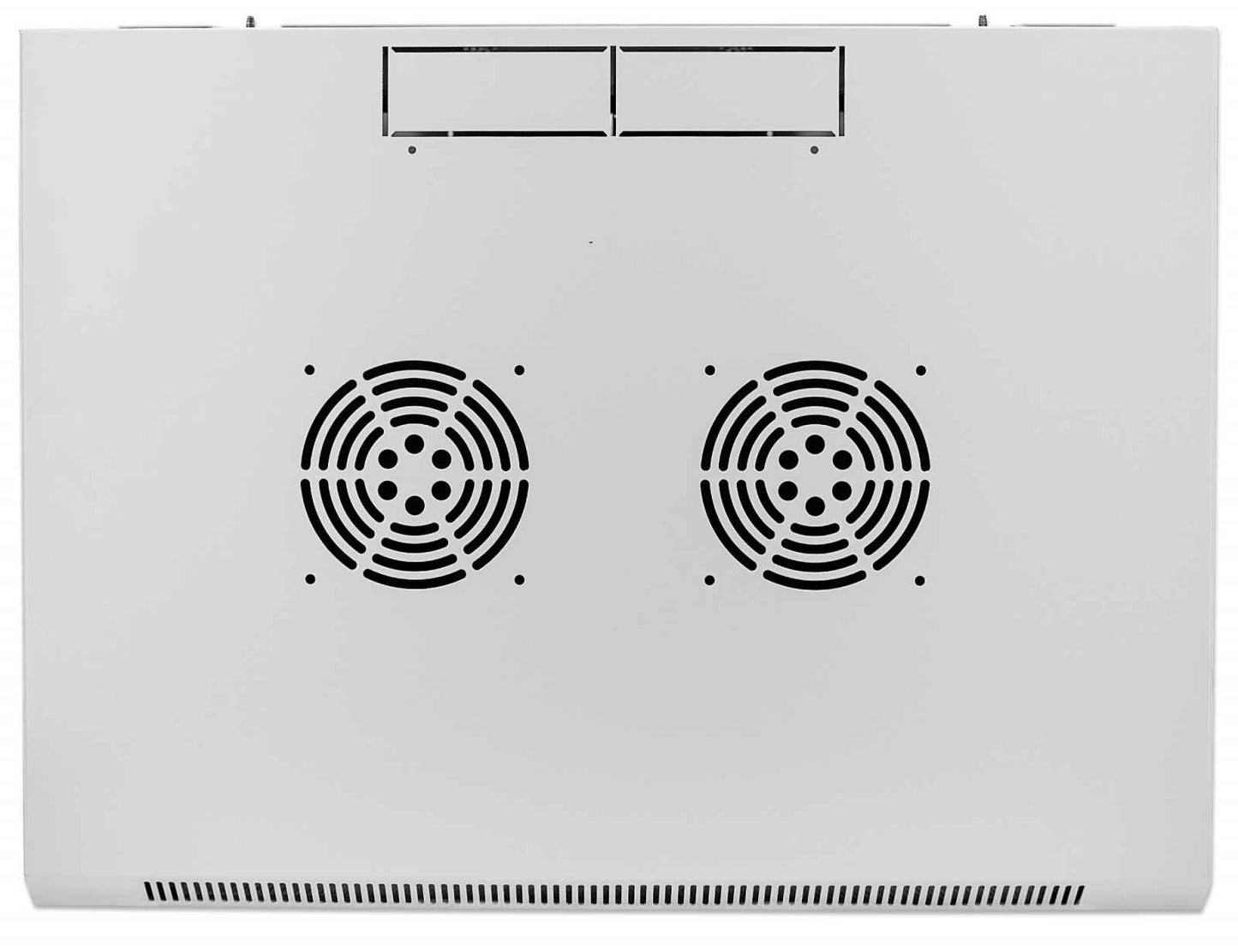 Intellinet 19" Network Cabinet - Wall Mount (Standard), 9U, 600mm Deep, Grey, Assembled, Max 60kg, Suitable also for use on desk or floor, Usable Depth 500mm, Metal & Glass Door, Back Panel, Removeable Sides, Parts for wall install (eg screws/rawl plugs)