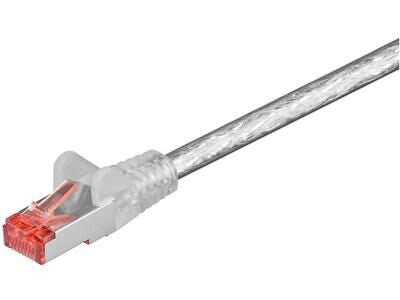 Microconnect SSTP60025T networking cable Transparent 0.25 m Cat6 S/FTP (S-STP) Round