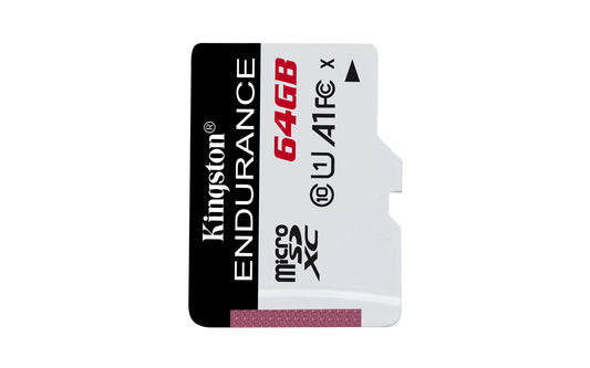 Kingston Technology High Endurance 64GB MicroSD UHS-I Class 10 memory card