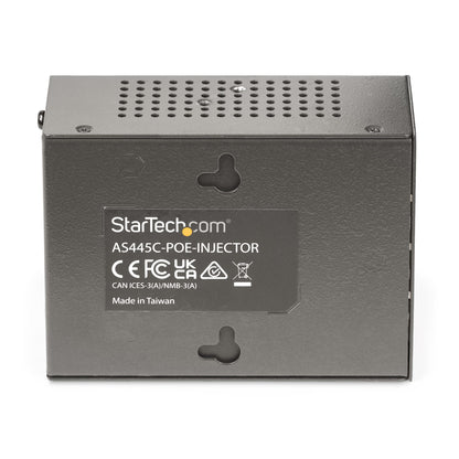 StarTech.com 4-Port Multi-Gigabit PoE++ Injector, 5/2.5/1G Ethernet (NBASE-T), PoE/PoE+/PoE++ (802.3af/802.3at/802.3bt), 160Watts Power Budget, Wall/DIN Rail Mountable, Unmanaged - TAA
