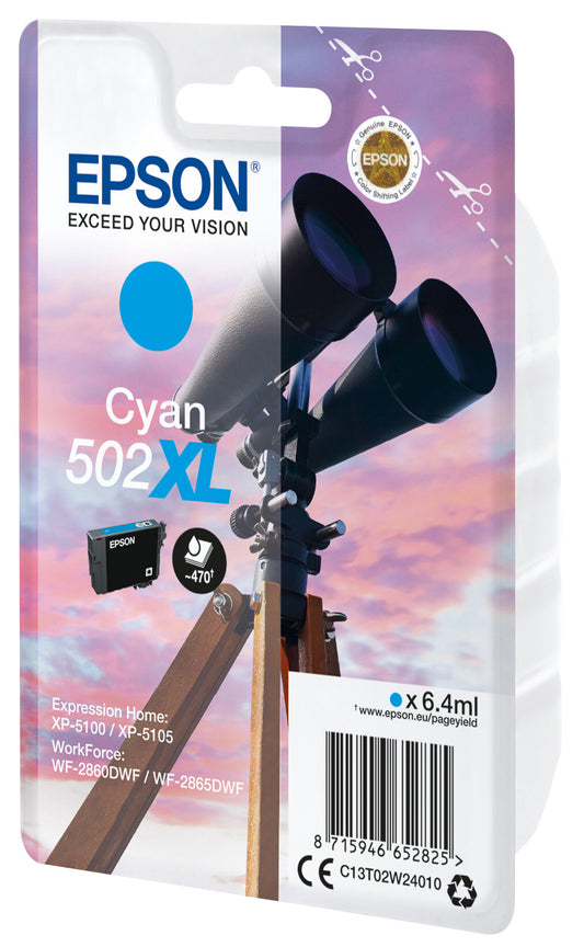 Epson Singlepack Cyan 502XL ink cartridge