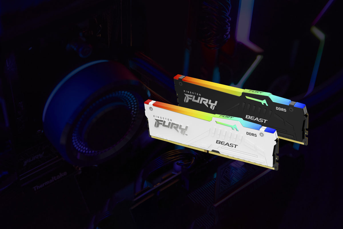 Kingston Technology FURY Beast 64GB 6000MT/s DDR5 CL36 DIMM (Kit of 2) RGB EXPO