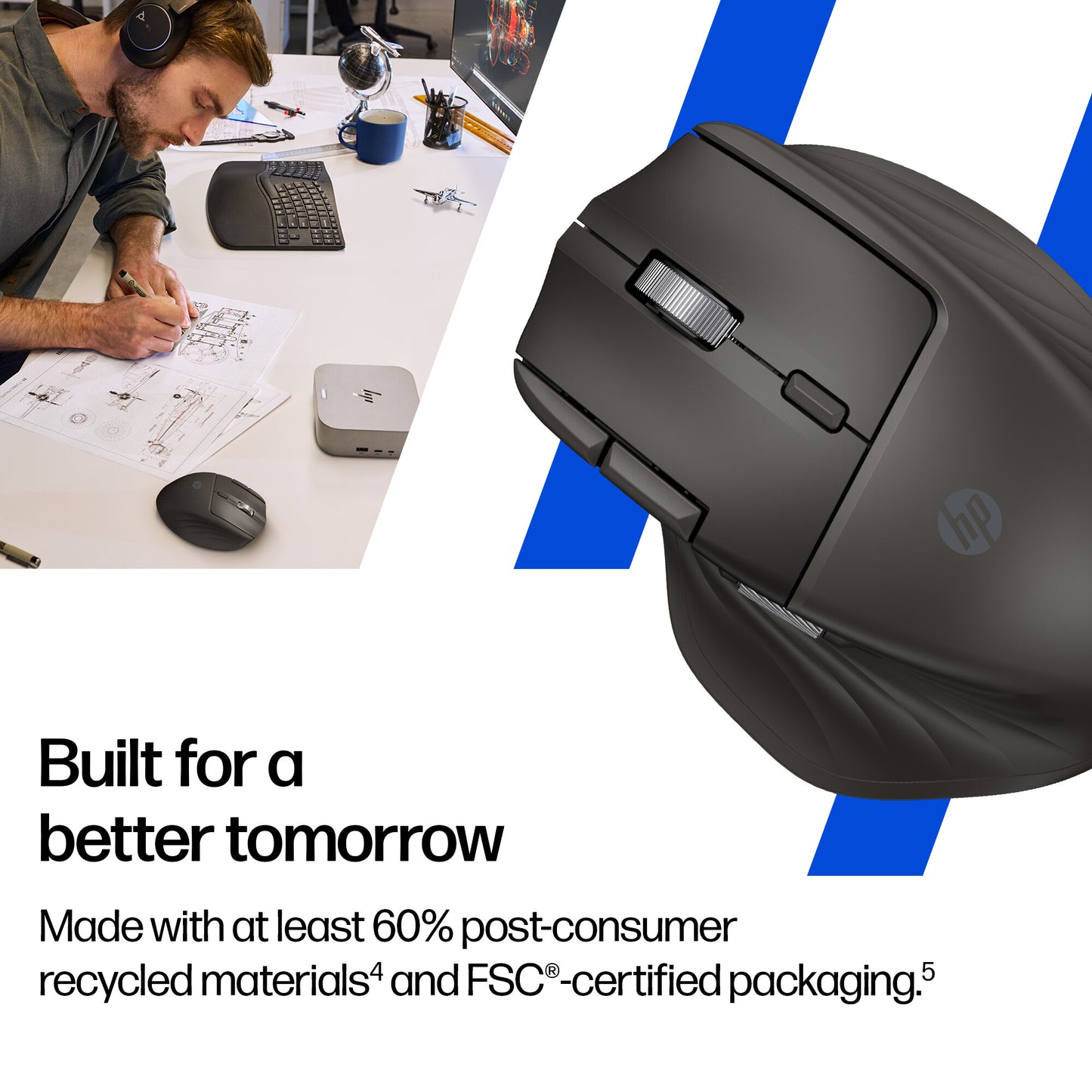 HP Ultra-Fast-Scroll Wireless Mouse 785M