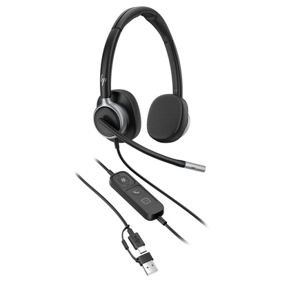 HP Poly Mission 625 Stereo USB Wired Headset (Bulk)