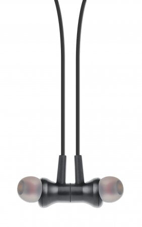 Manhattan Bluetooth In-Ear Headset with Neckband, Microphone, Integrated Controls, Sweatproof, Noise Isolating, 5 hour usage time, Max Range 10m, MicroSD Card slot, Bluetooth v5.0, USB-A charging cable included, Three Year Warranty